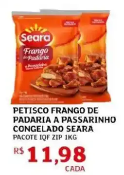 Assaí Atacadista Petisco frango de padaria a passarinho congelado seara pacote iqf zip oferta