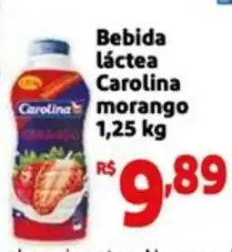 Mini Extra Bebida láctea Carolina morango oferta