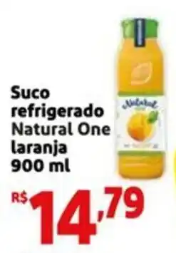 Mini Extra Suco refrigerado Natural One laranja oferta