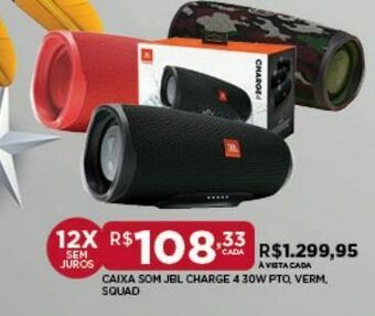 DB Supermercados Caixa amplificada jbl oferta