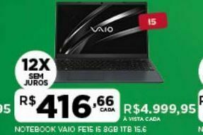 DB Supermercados Notebook vaio oferta