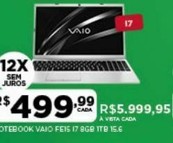 DB Supermercados Notebook vaio oferta