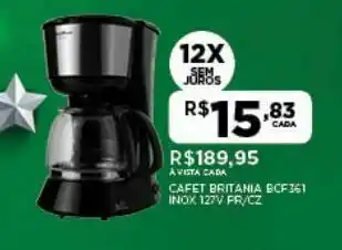 DB Supermercados Cafeteira britânia oferta