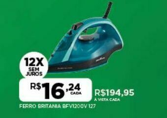 Ferro a vapor britânia
