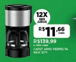 DB Supermercados Cafeteira arno oferta
