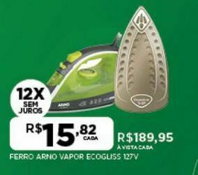 DB Supermercados Ferro a vapor arno oferta