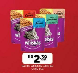 DB Supermercados Ração para gatos oferta