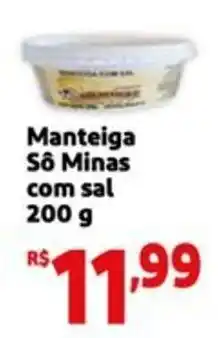 Mini Extra Manteiga Sô Minas com sal oferta
