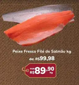 Super Luna Peixe Fresco Filé de Salmão oferta