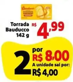 Mini Extra Torrada Bauducco oferta