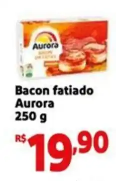 Mini Extra Bacon fatiado Aurora oferta