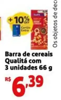 Mini Extra Barra de cereais Qualitá oferta