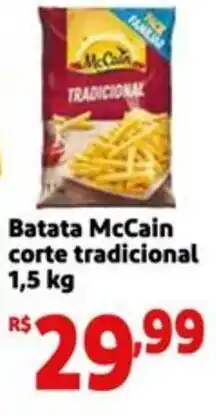 Mini Extra Batata McCain corte tradicional oferta
