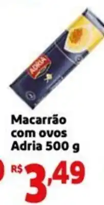Mini Extra Macarrão com ovos Adria oferta