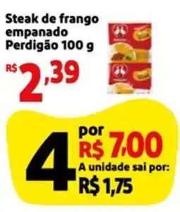 Mini Extra Steak de frango empanado Perdigão oferta