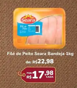 Super Luna Filé de Peito Seara Bandeja oferta