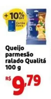 Mini Extra Queijo parmesão ralado Qualitá oferta