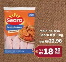 Super Luna Meio da Asa Seara IQF oferta