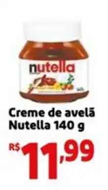 Mini Extra Creme de avelã Nutella oferta