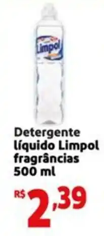 Mini Extra Detergente líquido Limpol fragrâncias oferta