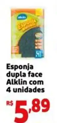 Mini Extra Esponja dupla face Alklin oferta