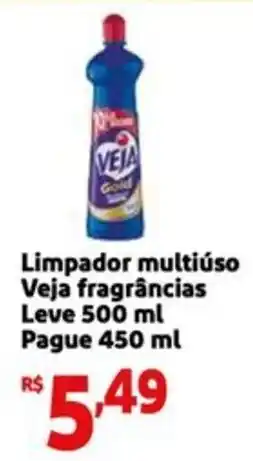 Mini Extra Limpador multiúso Veja fragrâncias oferta