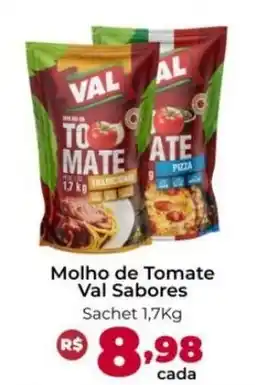 Ultrabox Molho de Tomate Val Sabores Sachet oferta