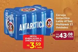Super Luna Cerveja Antarctica Latão Multipack oferta