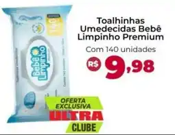 Ultrabox Toalhinhas Umedecidas Bebê Limpinho Premium oferta