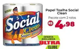 Ultrabox Papel Toalha Social Clean oferta