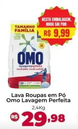 Ultrabox Lava Roupas em Pó Omo Lavagem Perfeita oferta