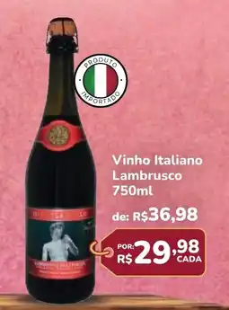 Super Luna Vinho Italiano Lambrusco oferta