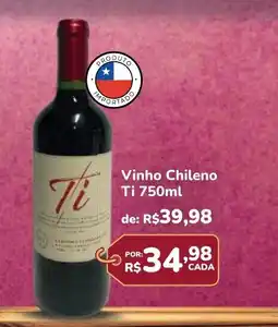 Super Luna Vinho Chileno Ti oferta