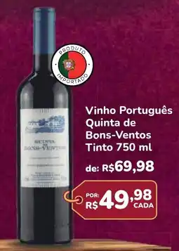 Super Luna Vinho Português Quinta de Bons-Ventos Tinto oferta
