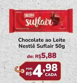 Super Luna Chocolate ao Leite Nestlê Suflair oferta