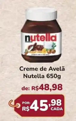 Super Luna Creme de Avelã Nutella oferta