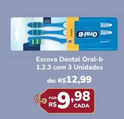 Super Luna Escova Dental Oral-b 1.2.3 oferta