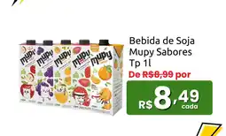 Chama Supermercados Bebida de Soja Mupy Sabores Tp oferta
