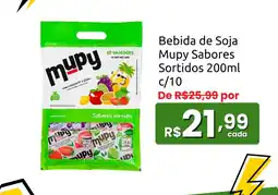 Chama Supermercados Bebida de Soja Mupy Sabores Sortidos oferta