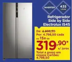 Carrefour Refrigerador Side by Side Electrolux IS4S oferta