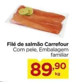 Carrefour Filé de salmão Carrefour oferta