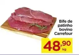 Carrefour Bife de patinho bovino Carrefour oferta