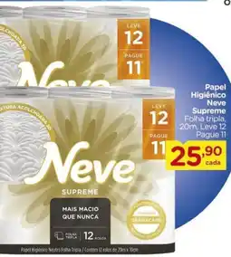 Carrefour Papel Higiênico Neve Supreme oferta