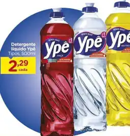 Carrefour Detergente líquido Ypê Tipos, oferta