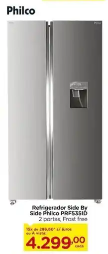 Carrefour Refrigerador Side By Side Philco PRF535ID oferta