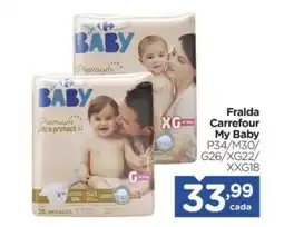 Carrefour Fralda Carrefour My Baby oferta