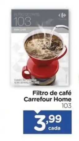 Carrefour Filtro de café Carrefour Home 103 oferta