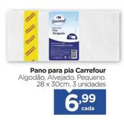 Carrefour Pano para pia Carrefour Algodão, oferta