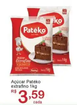 Giga Atacado Açúcar Patéko extrafino oferta