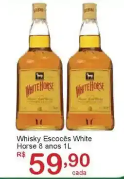Giga Atacado Whisky Escocês White Horse 8 anos oferta